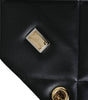 Dolce & Gabbana Black Leather JUNGLE Quilted Shopping Tote Bag