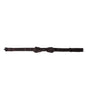 Dolce &amp; Gabbana Maroon Silk Patterned Adjustable Neck Papillon Bow Tie