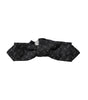 Dolce &amp; Gabbana Black Silk Patterned Adjustable Neck Men Papillon Bow Tie