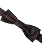 Dolce &amp; Gabbana Brown Fantasy Silk Adjustable Neck Men Papillon Bow Tie