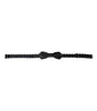 Dolce &amp; Gabbana Black Silk Polka Dot Adjustable Neck Men Papillon Bow Tie