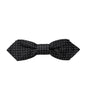 Dolce &amp; Gabbana Black Silk Polka Dot Adjustable Neck Men Papillon Bow Tie