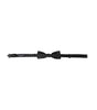 Dolce &amp; Gabbana Black Silk Fantasy Adjustable Neck Men Papillon Bow Tie