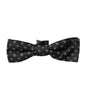 Dolce &amp; Gabbana Black Silk Fantasy Adjustable Neck Men Papillon Bow Tie