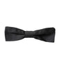 Dolce &amp; Gabbana Black Silk Adjustable Neck Men Bow Tie