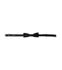 Dolce &amp; Gabbana Black Silk Patterned Adjustable Neck Men Bow Tie
