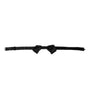 Dolce &amp; Gabbana Black Satin Silk Adjustable Neck Men Bow Tie