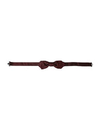 Dolce &amp; Gabbana Red Silk Fantasy Adjustable Neck Men Bow Tie