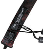 Dolce &amp; Gabbana Red Black Floral Adjustable Neck Men Bow Tie