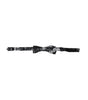 Dolce &amp; Gabbana Black Floral Fantasy Adjustable Neck Men Bow Tie