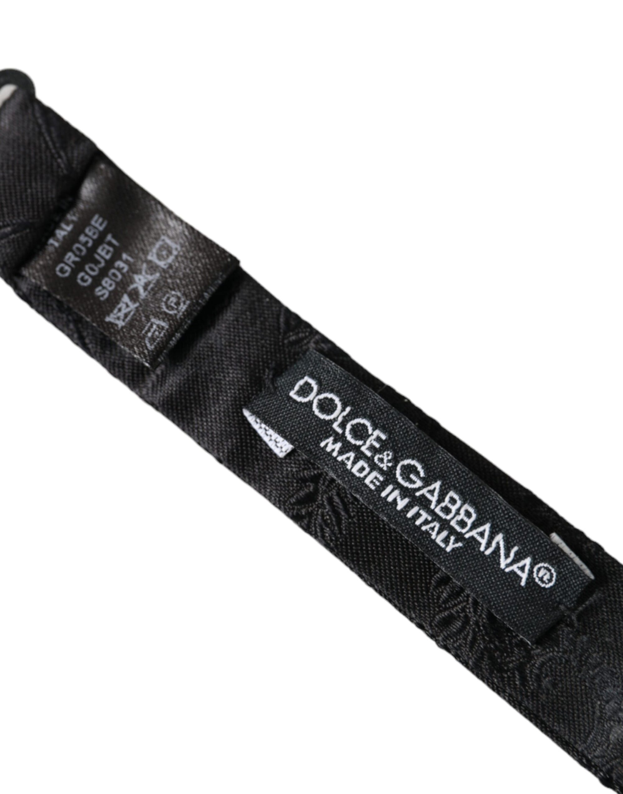 Dolce &amp; Gabbana Multicolor Fantasy Silk Adjustable Neck Bow Tie