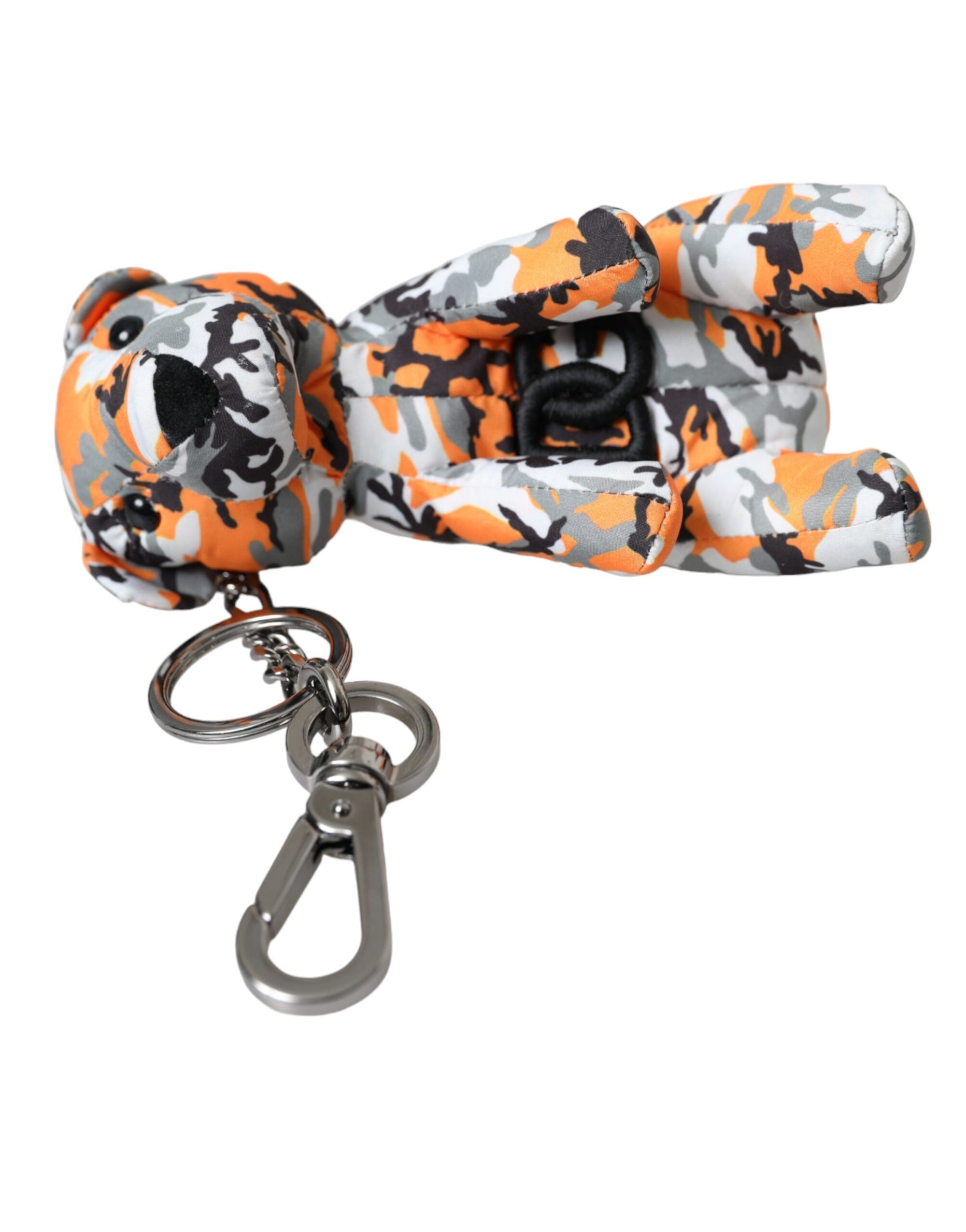 Porte-clés Dolce &amp; Gabbana à motif camouflage multicolore et silhouette animale