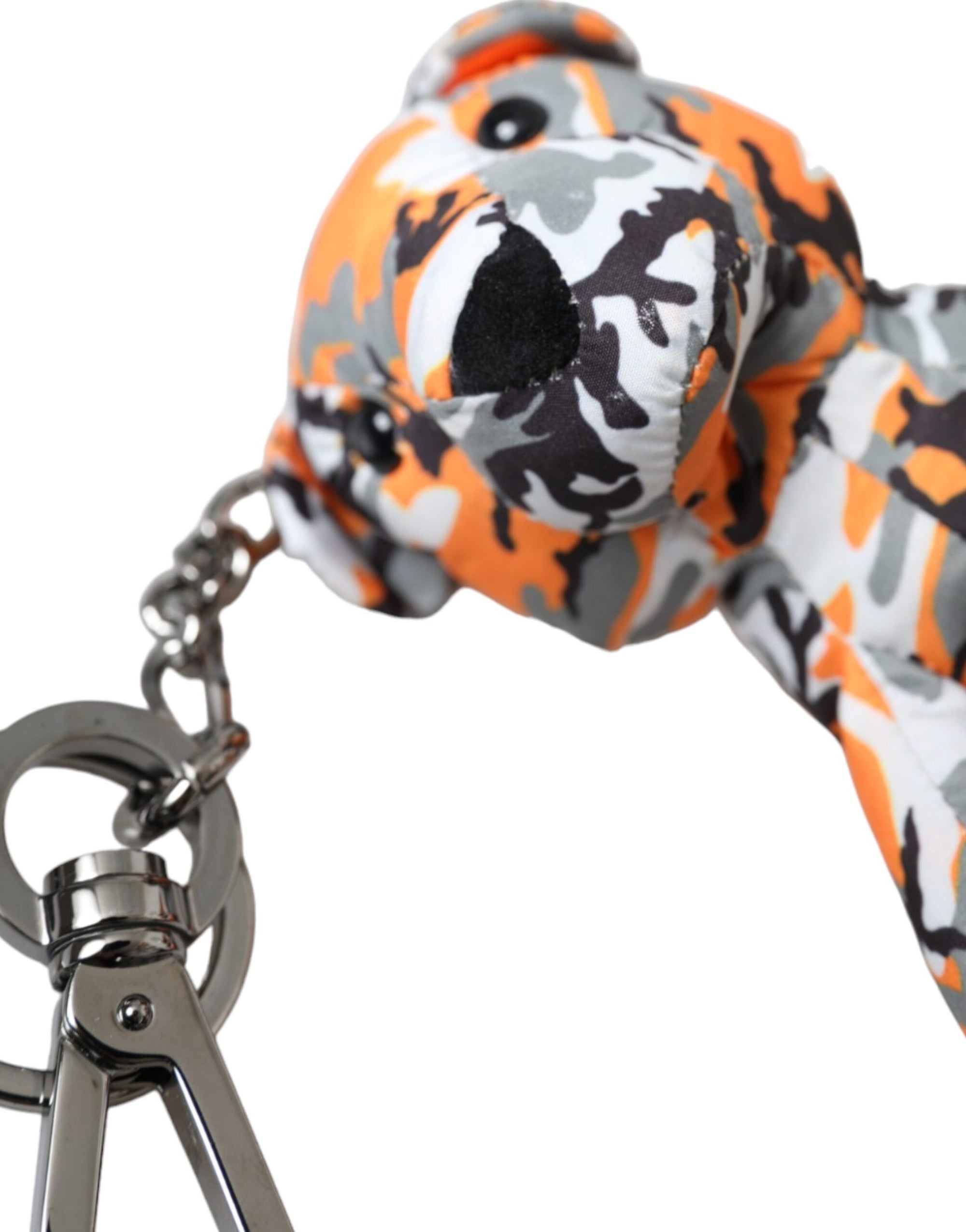 Porte-clés Dolce &amp; Gabbana à motif camouflage multicolore et silhouette animale