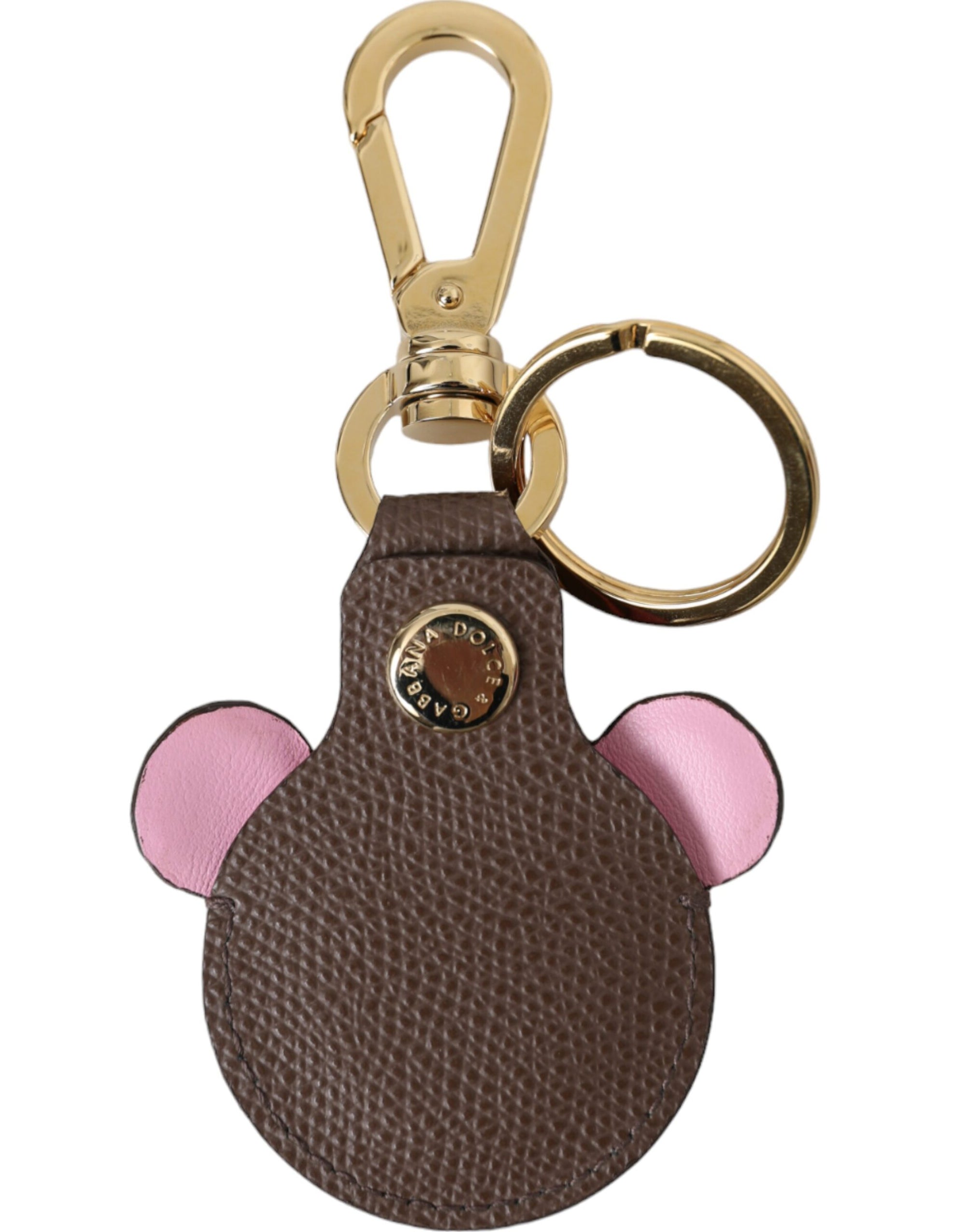 Porte-clés Dolce &amp; Gabbana en cuir de veau Dauphine multicolore avec logo DG