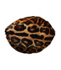 Dolce &amp; Gabbana Brown Leopard Fur Women Bucket Hat