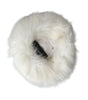 Dolce &amp; Gabbana White Acrylic Fur Womens Bucket Hat