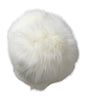 Dolce &amp; Gabbana White Acrylic Fur Womens Bucket Hat