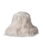 Dolce &amp; Gabbana Off White Acrylic Fur Womens Bucket Hat
