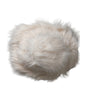 Dolce &amp; Gabbana Off White Acrylic Fur Womens Bucket Hat