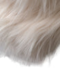 Dolce &amp; Gabbana Off White Acrylic Fur Womens Bucket Hat