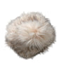 Dolce & Gabbana Beige Acrylic Fur Women Bucket Hat