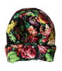 Dolce &amp; Gabbana Hat Multicolor Floral Whole Head Wrap Hat
