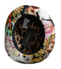 Dolce &amp; Gabbana Multicolor Patchwork Women Fedora Wide Brim Hat