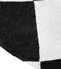 Dolce &amp; Gabbana Black White Checkered Wide Brim Floppy Hat
