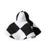 Dolce &amp; Gabbana Black White Checkered Wide Brim Floppy Hat