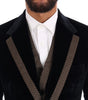 Costume trois pièces slim bleu élégant Dolce &amp; Gabbana