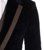 Costume trois pièces slim bleu élégant Dolce &amp; Gabbana