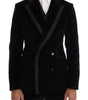 Costume trois pièces slim noir élégant Dolce &amp; Gabbana