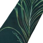 Dolce &amp; Gabbana Green Printed 100% Silk Adjustable Men Tie
