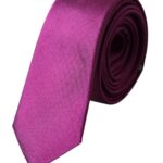 Dolce &amp; Gabbana Purple Solid Satin Silk Adjustable Men Tie