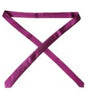 Dolce &amp; Gabbana Purple Solid Satin Silk Adjustable Men Tie