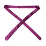 Dolce &amp; Gabbana Purple Solid Satin Silk Adjustable Men Tie