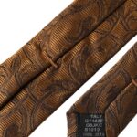 Dolce &amp; Gabbana Brown Floral 100% Silk Adjustable Men Tie