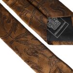 Dolce &amp; Gabbana Brown Floral 100% Silk Adjustable Men Tie