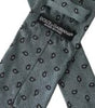 Dolce &amp; Gabbana Green 100% Silk Patterned Adjustable Men Tie