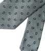 Dolce &amp; Gabbana Green 100% Silk Patterned Adjustable Men Tie