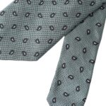 Dolce &amp; Gabbana Green 100% Silk Patterned Adjustable Men Tie