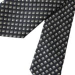 Dolce &amp; Gabbana Black 100% Silk Patterned Adjustable Men Tie