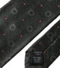 Dolce &amp; Gabbana Dark Gray 100% Silk Fantasy Adjustable Men Tie