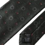Dolce &amp; Gabbana Dark Gray 100% Silk Fantasy Adjustable Men Tie