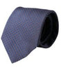 Dolce &amp; Gabbana Navy Blue Silk Patterned Adjustable Men Tie