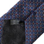 Dolce &amp; Gabbana Navy Blue Silk Patterned Adjustable Men Tie