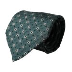 Dolce &amp; Gabbana Green Silk Branded Logo Adjustable Men Tie
