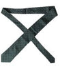 Dolce &amp; Gabbana Green Silk Branded Logo Adjustable Men Tie
