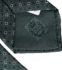 Dolce &amp; Gabbana Green Silk Branded Logo Adjustable Men Tie