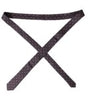 Dolce &amp; Gabbana Purple 100% Silk Polka Dot Adjustable Men Tie